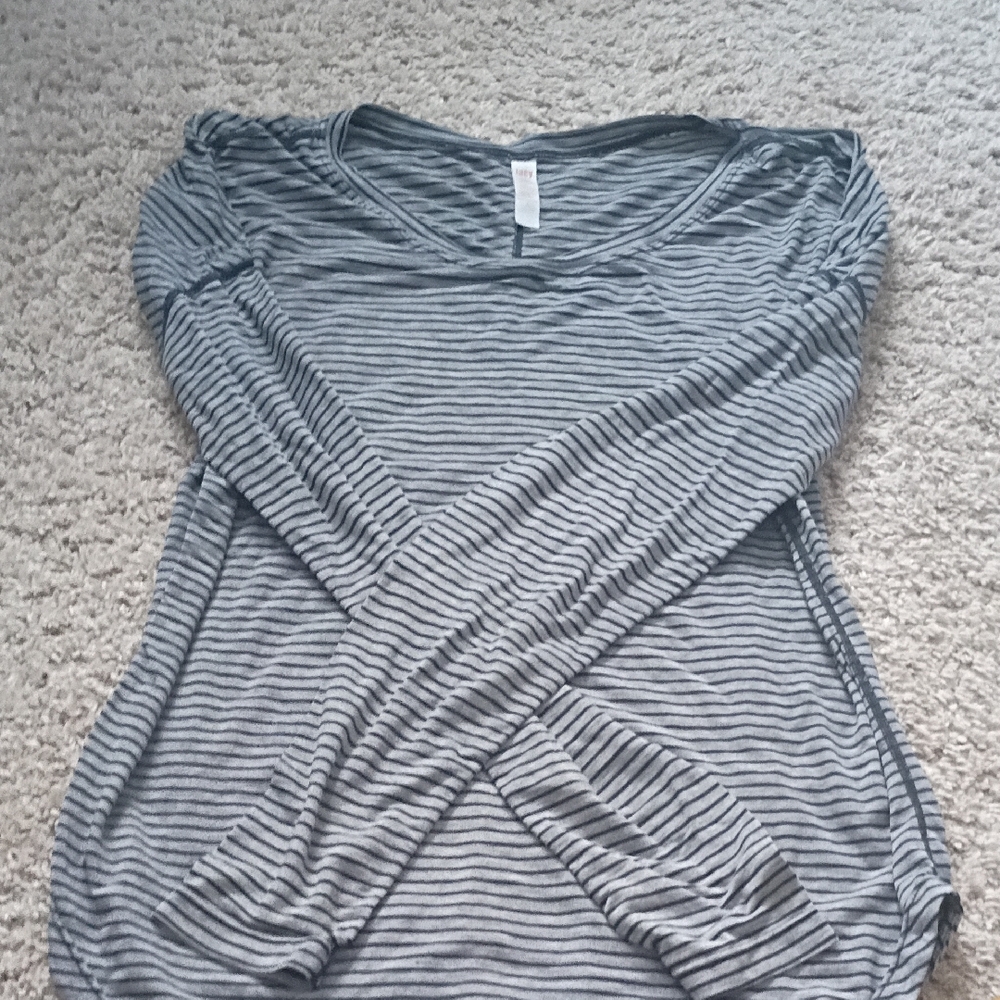 Lucy Gray Striped Long Sleeve Tee